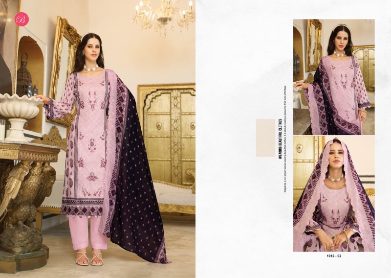Noor E Ishq Vol 2 By Belliza Cotton Dress Material